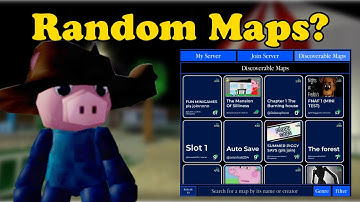 Playing Random Piggy Build Mode Maps! (horrible quality)
