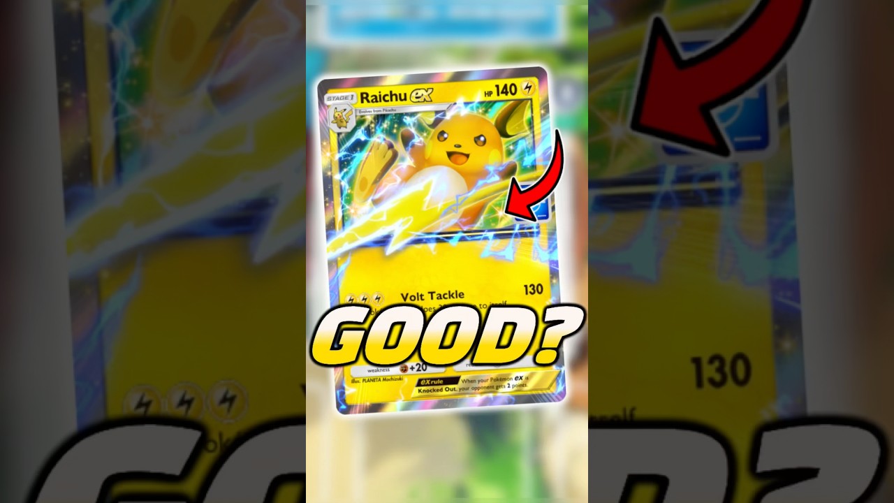 NEW RAICHU EX Is GOOD?! 
