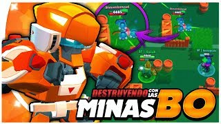 Las Minas De Bo En El Campo De Batalla Brawl Stars Youtube - brawl stars campos de batalla con personajes