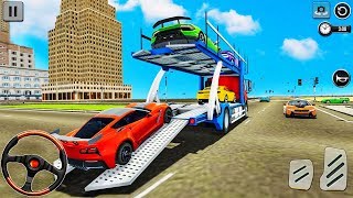 Truck Simulator 2020: Multi Storey Car Transporter Trailer Truck - Android Gameplay screenshot 4