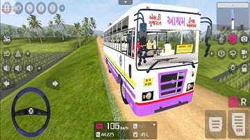 🔥Download GSRTC BUS MOD | BUSSID New Bus Mod - Bus Simulator Indonesia Android Gameplay | Bus Game