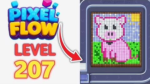 Pixel Flow Level 207 Walkthrough