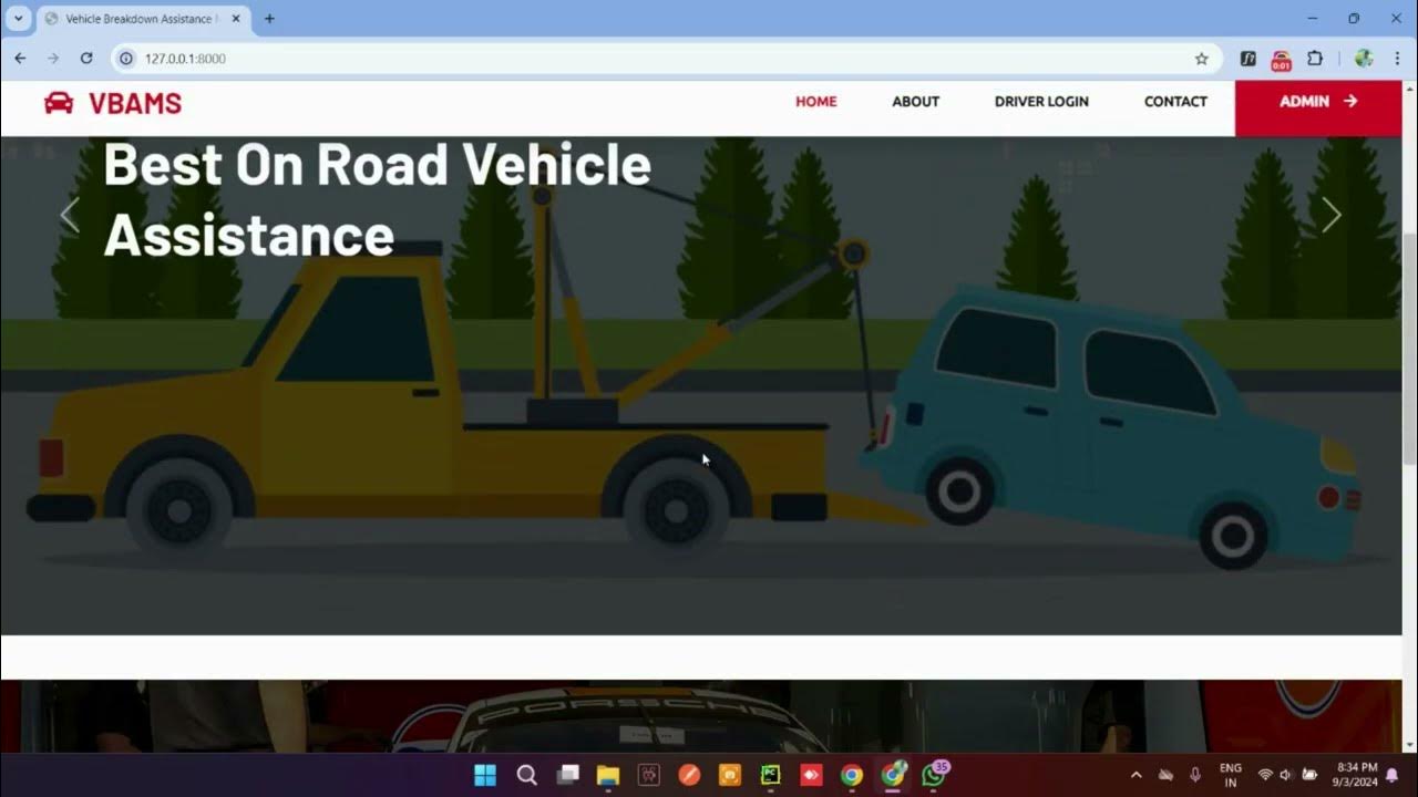 Vehicle Breakdown Assistance Management System Using Python Django and ...