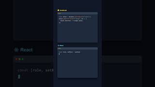 Select Value: JavaScript vs React React simplifies select inputs by treating the selected option as