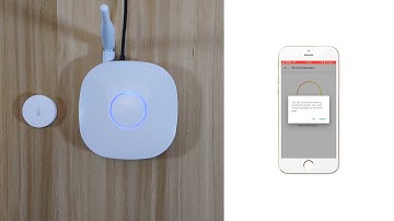Setup video tutorial for binding hub and activating sensor