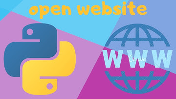 how to open a website using python [webbrowser]