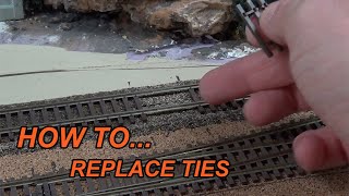 How To - Replace Track Ties to Fill Gaps.