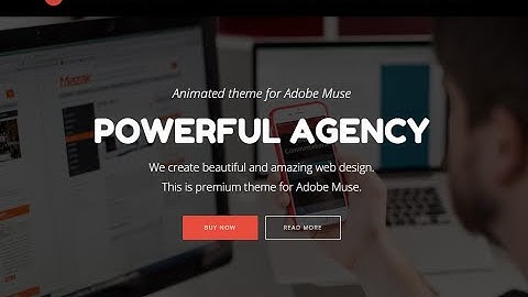 Adobe Muse template "Powerful Agency" | How to edit "Header" section?