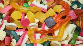 Gummy Candy - Plain sweets mix #oddlysatisfyingasmr #candymixing #colorfulcandy