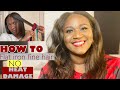 How to flat iron FINE NATURAL HAIR | No heat damage