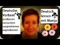 Probieren vs. versuchen  Typische Fehler  Deutsch lernen 7