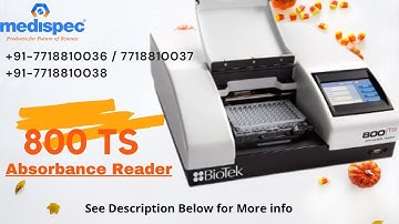 800 TS Absorbance Reader - Medispec (i) LTD