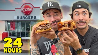 Eating Southern FAST FOOD Restaurants For 24 Hours...