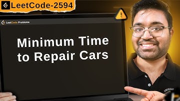 2594. Minimum Time to Repair Cars | leetcode daily challenge | dsa | shashcode