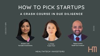 How to pick healthcare startups with Shubhra Jain and Lu Zhang