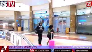 Bbuba Album Launch In South Africa, Wise P, Mary Baata, Dr Bitone. At O. R Tambo Airport