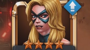 MARVEL: Contest of Champions - MS MARVEL leveling her up (iOS/Android) Lets play Gameplay PART 1