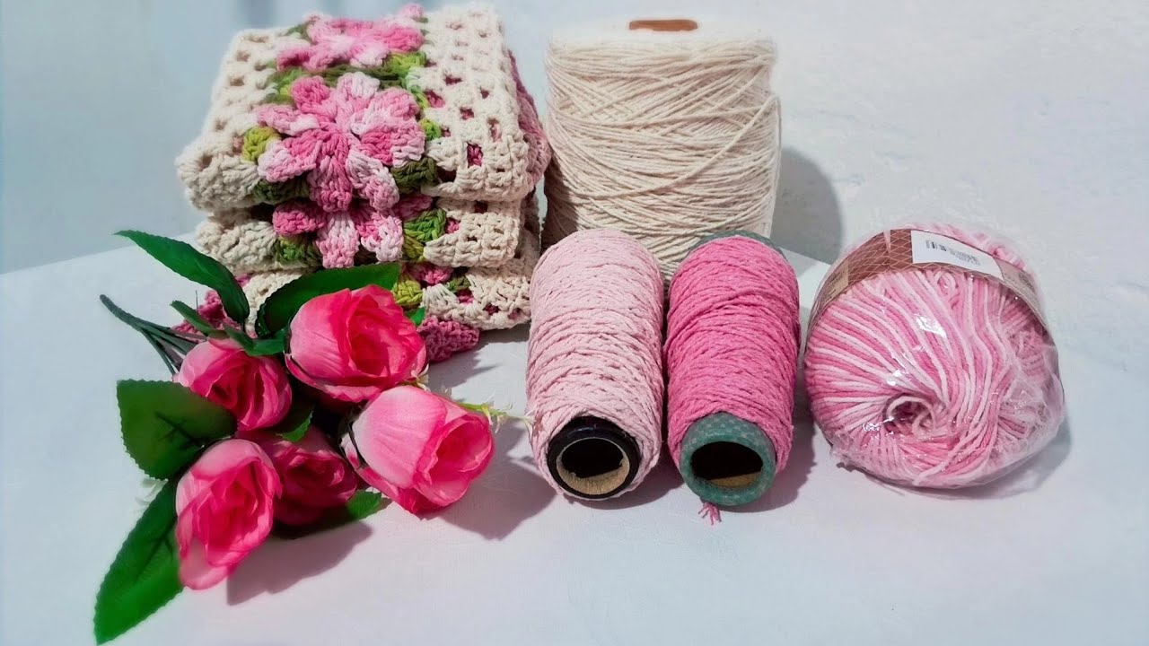 💥💥Venha conferir este lindo jogo 🤩Começando meu croche do 0💥🧶