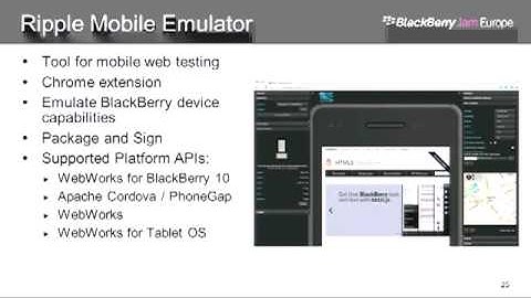BlackBerry Jam Europe 2013 - JAM303 - BlackBerry 10 and Ripple