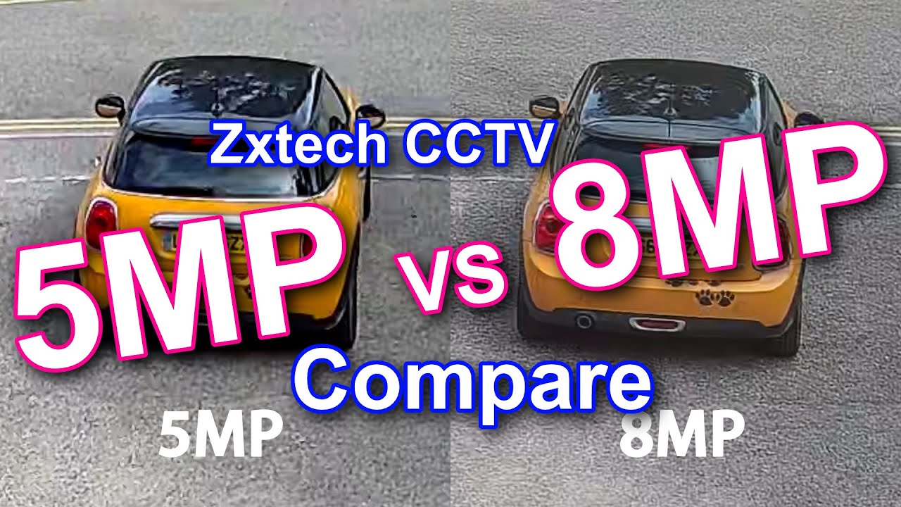 5MP vs 8MP 4K CCTV Cameras - YouTube