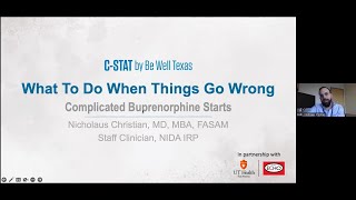 SHOUT ECHO | November 16 | What To Do When Things Go Wrong: Complex Buprenorphine Starts by Be Well Texas 1,129 views 4 months ago 56 minutes