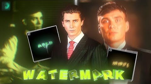 AE like Watermark Pack | Alight + Node Video (+Project File)😮‍💨🤍