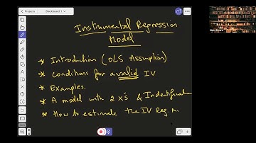 Lecture: Instrumental Variable Regression (Part I)