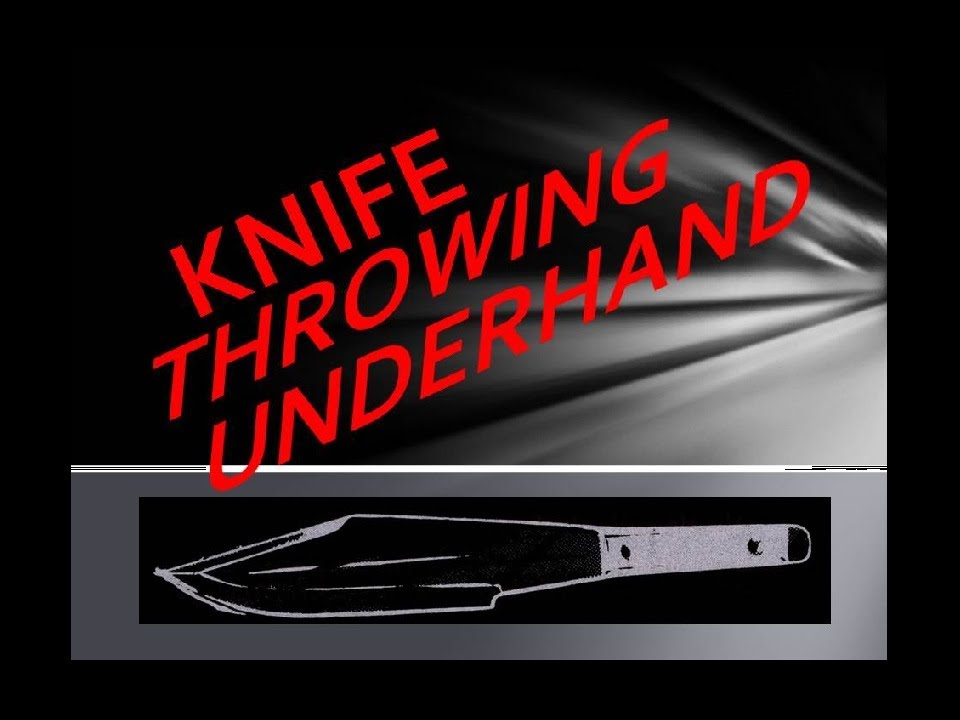 KNIFE THROWING UNDERHAND FIRST ATTEMPT YouTube
