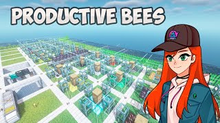 GravityCraft.net: Productive Bees 1.16.5 mod basics [ENG subs] minecraft guide