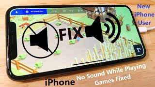 iPhone No Sound While Playing Games or Apps | Solved 2020 | Read Description screenshot 5