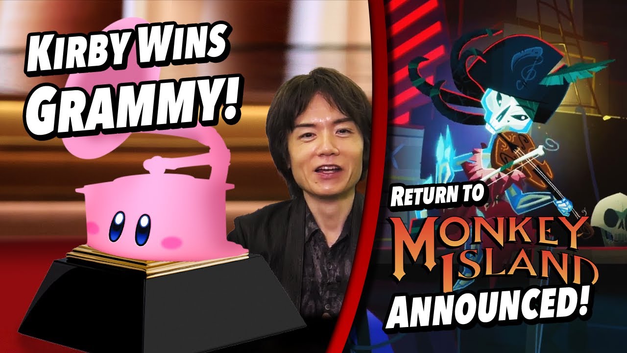 Kirby Wins a Grammy & Surprises Sakurai + A NEW Monkey Island Game Has Secretly Been in the Works?!