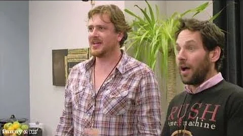 Jason Segel & Paul Rudd Meet Rush