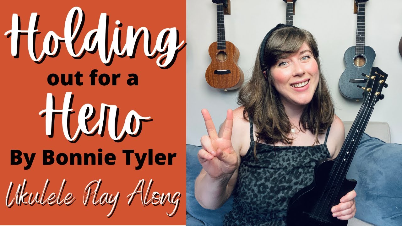 Holding Out For A Hero by Bonnie Tyler Ukulele Play Along | Cory Teaches Music