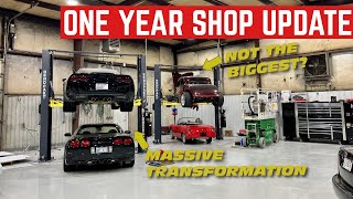 ONE YEAR UPDATE: The BIGGEST Automotive Shop On YouTube *2021 Wrapup*