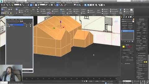 3DS Max Tutorial 2 - Build a simple house (part 2)