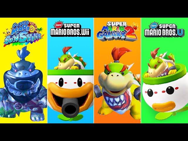 Evolution of Bowser Jr in Super Mario Games (2002-2021) 