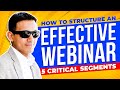 How To Structure An Effective Webinar - 5 Critical Segments
