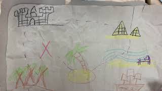 Treasure map drawings