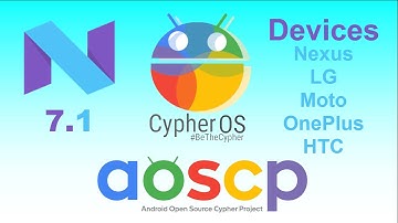CypherOS 3.1.4 [aoscp] | Android 7.1 | Nexus - LG - Moto - OnePlus - HTC