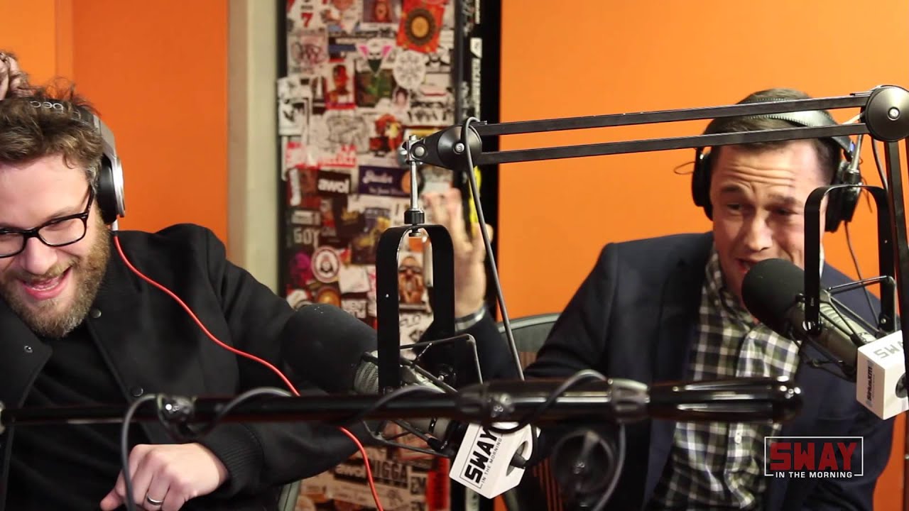 Seth Rogen, Anthony Mackie & Joseph Gordon-Levitt FREESTYLE on Sway in the Morning. Who's Better?!
