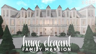 Bloxburg | Huge Elegant Family Mansion Build