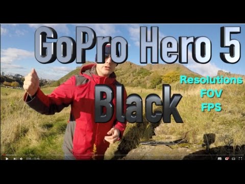 GoPro Hero 5 Black : Resolutions,FOV, FPS and SLOW MOTION! - YouTube