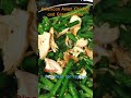 Beans and chicken! Rest over rice or as a side! #greenbeans #asiandishes #pandasong