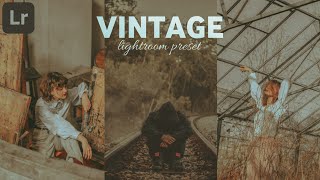 VINTAGE LIGHTROOM PRESET | Lightroom Mobile Editing Tutorial screenshot 2