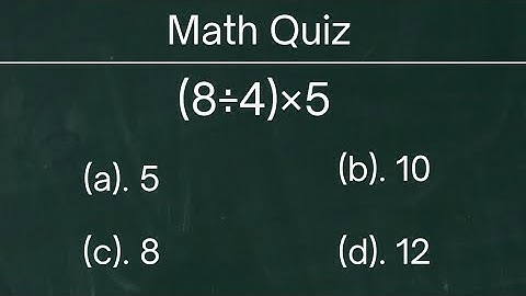 Can You Solve 6th Grade Math BODMAS Test | Math Quiz 