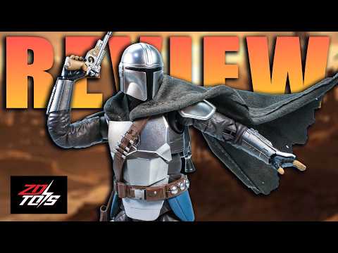 ONLY $35 FOR THIS?? ZDtoys Din Djarin (The Mandalorian) 1/10th scale action figure REVIEW