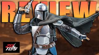 ONLY $35 FOR THIS?? ZDtoys Din Djarin (The Mandalorian) 1/10th scale action figure REVIEW