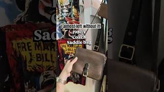 I Skipped Louis Vuitton for THIS Vintage Coach Saddle Bag