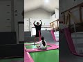 今日は優しめらしいですwww#trampoline #アクロバット #体操