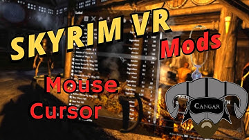A Cursor in Skyrim VR Menus! - VR Menu Mouse Fix Mod